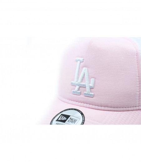 pink LA trucker